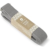 Lotuscrafts Yogagurt - 100% Baumwolle (KBA) - für bessere Dehnung - für Anfänger und Fortgeschrittene - Yoga Gurt mit Verschl