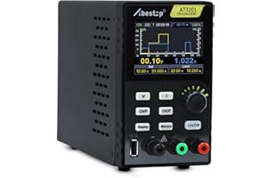 Abestop AT3201 Labornetzteil 30V 10A Einstellbares DC-Stromversorgung mit hoher Auflösung 10mV / 1mA, Mehrfachschutz Labornetzgerät (30V/10A/200W)