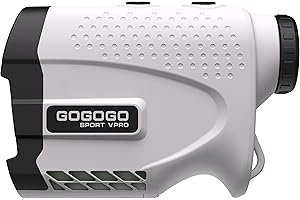 Gogogo Sport Vpro Golf Range Finder 650Yards with Slope On/Off, Magnetic Strip,Tournament Legal, High-Precision Range Finder Golf,Fast Flag-Lock with Pulse Vibration, 6X Magnification, Continuous Scan