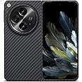 Midkart Front & Back Case Compatible with OnePlus Open (Release 2023) Matte Carbon Pattern Sturdy Durable Aramid Fiber Super Light at 0.6mm Thin Protective Cover, Black