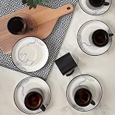Keramika Shade Flowers Nordic Coffee Set 12 Pieces 6 Persons 21848