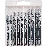 Bosch Professional Set with 10 Basic for Wood Jigsaw Blades (for Wood, Jigsaw Accessories)