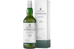 ‎LAPHROAIG Laphroaig 10 Jahre | Islay Single Malt Scotch Whisky | mit Geschenkverpackung | einzigartig rauchig-torfiger Geschmack | 40% Vol | 1 x 0,7l