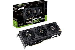 ASUS ProArt GeForce RTX 4070 Ti Super OC Edition 16GB GDDR6X Gaming Graphics Card (NVIDIA GeForce RTX4070Ti DLSS 3, PCIe 4.0, 1x HDMI 2.1a, 3X DisplayPort 1.4a, PROART-RTX4070TIS-O16G)