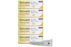 5 x Skincalm 10g Bite and Sting Relief 1% Cream