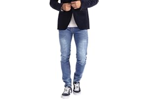 westAce New Mens Stretch Skinny Slim Fit Flex Jeans Pant Stretchable Denim 98% Cotton & 2% Stretch Trouser 28-40 Waist