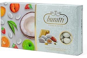 Buratti Confetti Tenerezza Gusto Mista Frutta Bianco - 1 kg