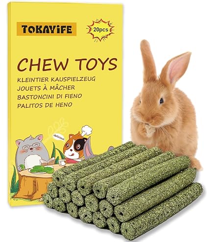 21-teiliges Kauspielzeug-Set Für Kaninchen & Nager – Aus Natürlichen Materialien (Luzerne, Luffa, Apfelholz) | Zur Zahnpflege & Gegen Langeweile