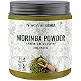 WonderBox 100% Organic Moringa Powder (220 gram), Drumstick Leaf Powder Rich in Antioxidants, Supports Digestion and Weight Loss, Immunity & Energy Booster, Skin & Hair Health (Jar Pack Superfood)