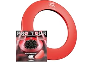 Target Darts Pro Tour & VALE Dartboard Surround (Red/Black/Vale) | Dartboard Wall Protection Ring, Outer Wall Protection For Dartboards, Compatible With Any Dartboard | Professional Dart Accessories