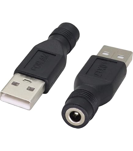 Cavo Alimentazione USB A A DC 5.5x2.1mm Femmina – 30cm – 5V 4A 20AWG – Per Luci, Ventole, Hub