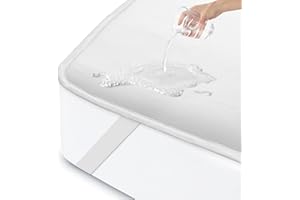 ‎OHANO ohano Matratzenschoner 180 x 200 cm wasserdicht Inkontinenzunterlage waschbar, Matratzenschutz wasserdicht, Matratzenüberzüge, Inkontinenz Bettunterlage,wasserdichte Matratzenauflage- Weiß