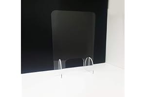 3DSCUBE Barriera parafiato LIGHT parete parasputi in plexiglass, farmacie, uffici, negozi, separatore per banconi, divisorio per reception (40x60)