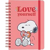 Grupo Erik Snoopy Notebook A5 | A5 Dotted Notebook with Hardcover Rings, Official Merchandising, School Supplies, 180 Pages