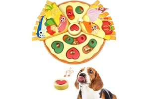 Migipaws Jouet Intelligence pour Chiens, Chiots,Tapis à mordiller,Tapis d'entraînement pour l'alimentation Lente, Jouet interactif Chiens avec Enregistrement-Reproduction