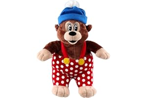 Barbo Toys - Peluche Petzi - Pour les enfants à partir de 12 mois - Jouet pour enfants à partir de 1 an - Jouez avec l'adorable ours en peluche Petzi - Peluche - 27 cm