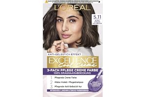 L'Oréal Paris permanent hårfärg med extremt kallt färgresultat, 100% grått hårskydd, set med färgning, schampo och vårdande k