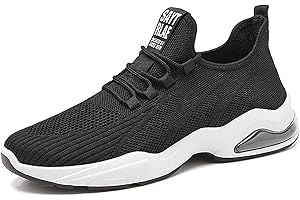 AOIKOY Chaussures de Course Sports Running Basquettes De Fitness Course Sneakers Casual Gym Multisports Basses Trail Running Shoes Course Mesh Respirante Gym Running Baskets pour Homme