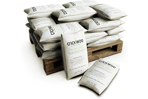 CRICKWOO - Humus de Lombriz para Plantas Puro. Palet 24 Sacos 42L / 25KG, Abono Natural, Fertilizante Universal Orgánico, Rico en Microorganismos para Todo tipo de Cultivo - Total 1000L/600kg