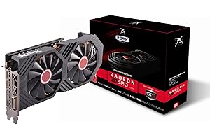 XFX AMD Radeon RX580 GTS XXX Edition ddr5 sdram Grafikkarte 8GB Speicher Mining, Schwarz