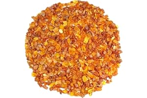 ‎WUNDERSTEIN24 Natürlicher Baltischer Bernstein roh Ø ca. 5 – 10 mm Edelsteine Heilsteine Wassersteine Glückssteine - Schätze der Natur (Packung Nr. 3 mit 50 g)