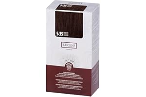 LUCENS UMBRIA Lucens 5.35 Cappuccino - Kit Colorazione Capelli Permanente Senza Ammoniaca Con Oli ed Estratti da Agricoltura Biologica