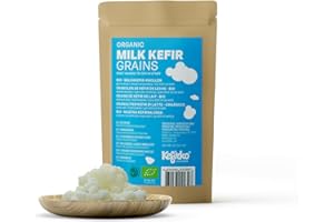 KEFIRKO Milk KEFIR Grains Dehydrated to Make 6g Fresh Grains or 600ml Milk Kefir
