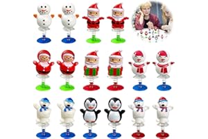 CAPGOOST Giocattoli saltanti, 16 pezzi, giocattoli per saltare a forma di piuma, giocattoli pop up, giocattoli Roly Poly wobbler, giocattoli primaverili, regali di compleanno per bambini