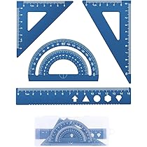 6 PZ GONIOMETRO Goniometro Goniometro Digitale Righello Angolo Rotante