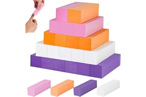 HOCUCHELAND 24 Stück Buffer für Nägel, 120 Körnung Nagel Buffer, 4 Farben Buffer für Gelnägel, Professionelle Nail Buffer Maniküre Werkzeuge für Gelnägel Acrylnägeln Oder Naturgel, 9,5 * 2,5 * 2,5cm