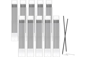 Votoko 60 Stück Bleistiftminen für Zimmermannsbleistift, Tischler Bleistift Ersatzminen, 2.8 mm Konstruktion Bleistift Ersatzminen, Solide Tieflochmarker Minen für Anreißen Architekt Zeichnen