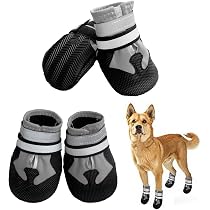 4 Scarpe Per Cani Antiscivolo - Protezione Zampe Traspirante Per Taglie Piccole, Medie E Grandi