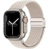 Babilden Apple Watch Series SE/11/10/9/8/7/6/5/4/3 ile Uyumlu Kumaş Kordon 46mm/45mm/44mm, Series 10 42mm/41mm/40mm/38mm