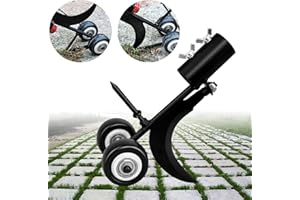 Miyobing Unkrautentferner Mit Raedern, Unkrautentferner 2-in-1, Unkrautstecher Garten Manueller Weeder Wurzeljäter Hand Weeder Jäter Werkzeug Unkrautjäter Wurzeljäter Geeignet zum Jäten in Spalten