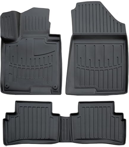 Frogum TPE Pro-Line Tappetini+Portabagagli Set per Kia Picanto III dal 2017 TPE