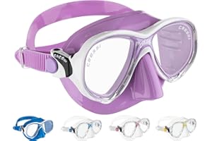 Cressi Marea Jr/Estrella Jr - Masque de Plongée Enfant 6-13 Ans