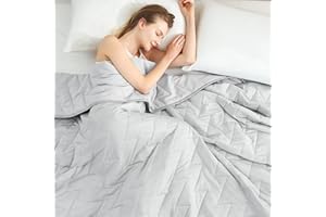 Elegear Cooling Quilt for Night Sweats, Q-Max 0.5 Arc-Chill Summer Cool Fiber Blanket for Hot Sleeper, Sofa and Adult, Comfort, Anti-caking, Double/King Size Bed, V-tack Quilting, 200x220cm, Gray