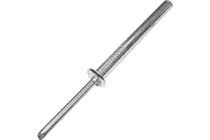 AERZETIX - Set di 20 rivetti ciechi standard Ø5x50mm alluminio/acciaio - DIN 7337 A - rivetto pop a rottura stelo - C48320