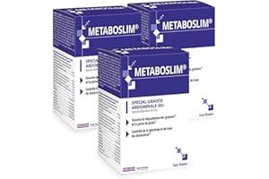 INELDEA SANTÉ NATURELLE INELDEA SANTE NATURELLE - Metaboslim - Favorise la Perte de Poids - Extrait synergisé de plantes titré en polyphénols - Action cliniquement prouvée - Actif breveté - Lot de 3 produits