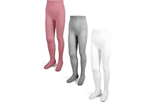 Basic Treasure Lot de 3 collants pour fille (taille 98-140)