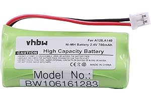 ACCUCELL Akku passend für universal Siemens Gigaset A120, NiMH, 2,4V, 550mAh, 1,3Wh