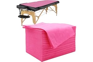 Luriseminger 100pcs Einweg Bettlaken für Massageliege, Massageliege Auflage Einweg Einmalauflagen Massageliegen für SPA Tattoo - 80 x 180cm