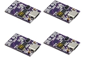 KSYWYDU 4 Pezzi PD/QC/AFC Trigger, Modulo Ricarica Rapida di Decodifica USB C per QC/AFC/PD2.0/PD3.0, Uscita a Tensione Fissa 5V 9V 12V 15V 20V con Regolazione DIP per Caricabatterie e Progetti Elettronici