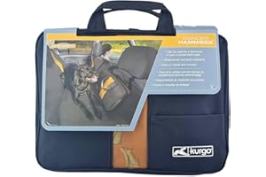 Kurgo Wander pokrowiec na hamak, ochraniacz na fotel samochodowy dla psa, trwały, odporny na zarysowania materiał, wodoodporny, czarny