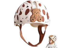 Babysäkerhetshjälm, andningsbart babyhuvudskydd för krypande och promenader, antikollision lätt utsträckt, justerbar, förtjoc