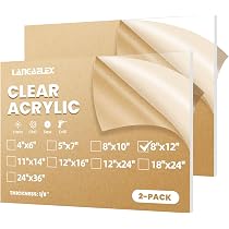Produktbild von FRAMO Acrylglas Platte 40x50 Cm | 3 Mm Stärke, Hochtransparent | Zuschnitt Nach Maß Erhältlich | Kratzgeschützt, Bruchfest & Witterungsbeständig