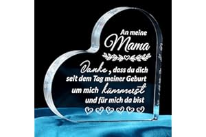 ‎PRSTENLY PRSTENLY Geschenke für Mama Weihnachten, Einzigartiges Acryl mit Spruch Geschenke für Mama zum Geburtstag, Geschenk Mama Geburtstag, Geburtstagsgeschenke für Mama von Tochter Sohn zu Mama Muttertag
