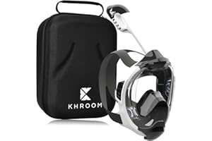 ‎KHROOM Khroom Schnorchelmaske Erwachsene & Kids ab 3 Jahre | CO2 sicher | Vollgesichtsmaske mit Easy-Breath System | Schnorchelset Alternative | Seaview Y Tauchmaske Schnorchelmaske Kinder