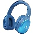 ZEBRONICS Thunder Pro Wireless Over Ear Headphone with Dual Pairing, Gaming Mode, Enc, Bluetooth, Call Function, Aux, Micro Sd, Voice Assistant, Deep Bass, Up to 60H Backup (Blue)