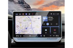 YEE PIN kompatibel med VW Golf 8.5 MK8.5 Variant GTI GTE GTD Alltrack R 2024-2026 navigering displayskydd, 9H härdat glas skä